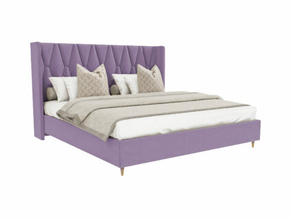 Кровать Beautyson Rebecca велюр Formula 890 сиреневый (с подъемным механизмом) 266