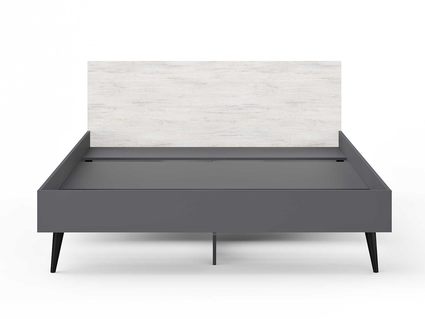 Кровать Сонум Ines Ясмунд + серый